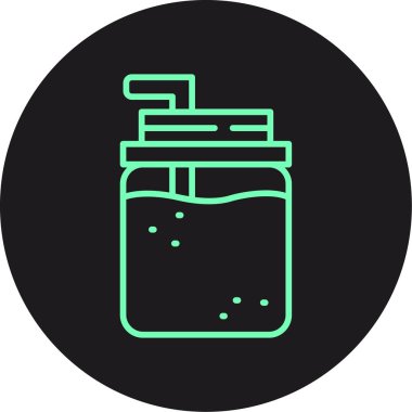 Modern simgenin vektör illüstrasyonu