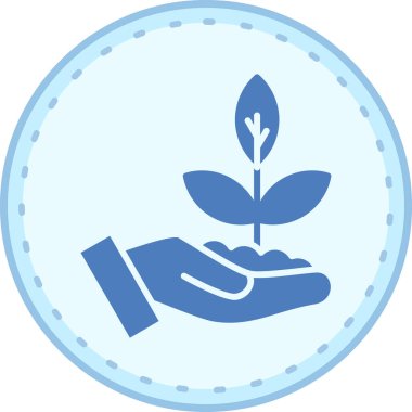 Ekoloji simgesinin vektör illüstrasyonu