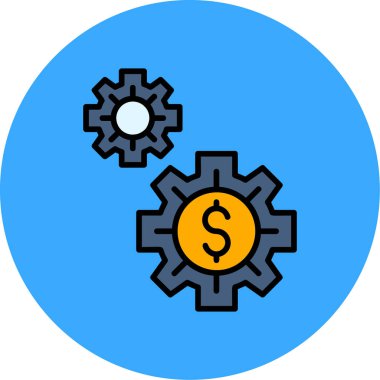 para vektör simgesi. stil düz bicolor ve yuvarlak sembol, siyah renkler, yuvarlak tuş, beyaz arkaplan