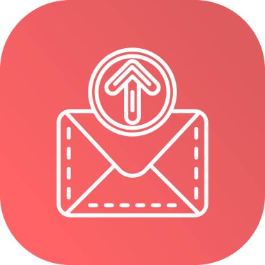 Vektör e- posta ağı Simgesi