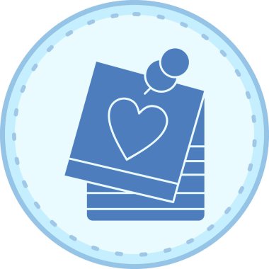 Aşk simgesi vektör illüstrasyonu