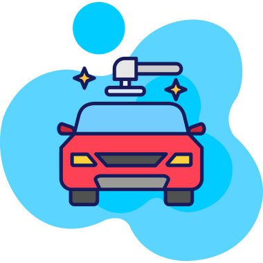 Araba yıkama simgesi, taslak biçimi