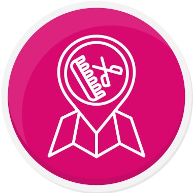 Tek izole edilmiş diploma simgesinin vektör çizimi