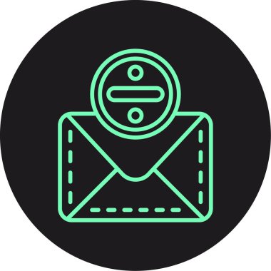 zarf e- posta simgesi vektör illüstrasyonu