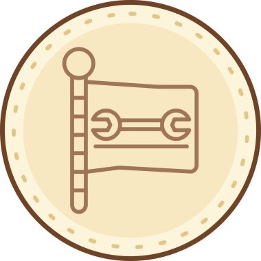 Retro tarzın arka planının vektör illüstrasyonu