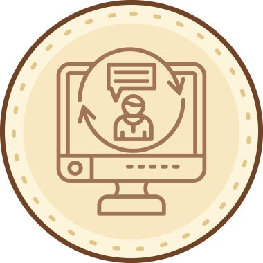 seo modern simgesinin vektör illüstrasyonu