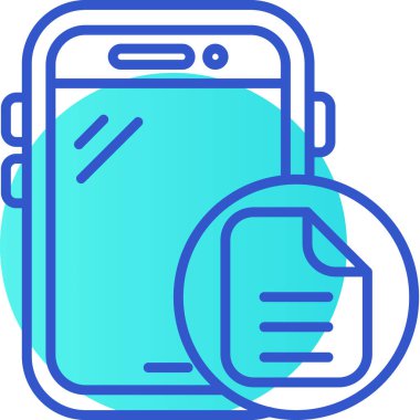 - Telefon. Web simgesi basit illüstrasyon