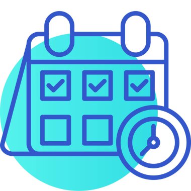 Kontrol listesi simgesi tasarım vektörü çizimi