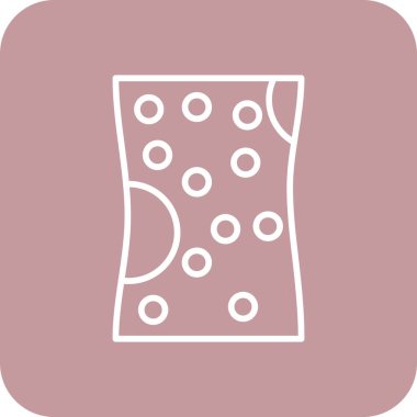 Tek bir simgenin vektör illüstrasyonu