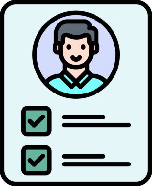 Müşteri geldi. Web simgesi basit illüstrasyon