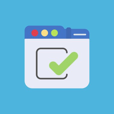 Liste vektör simgesini kontrol et