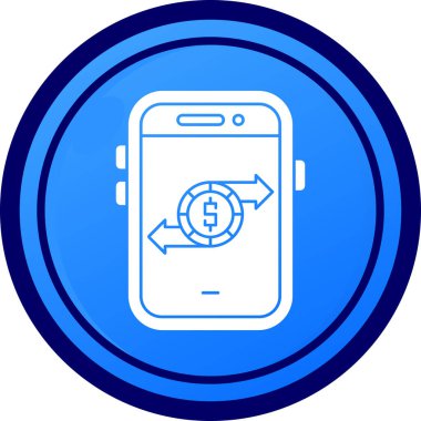 Vektör akıllı telefon simgesi illüstrasyonu