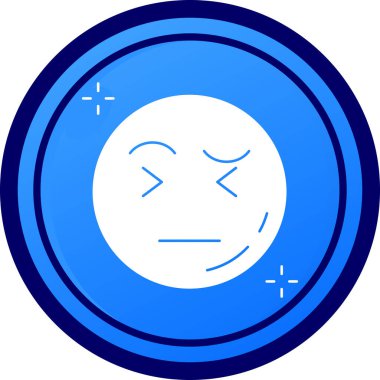 üzgün yüz simgesi, basit biçim