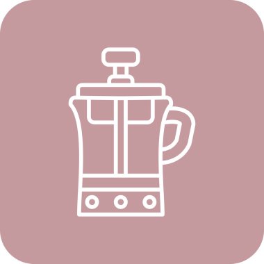 Vektör Kahve Simgesi illüstrasyonu