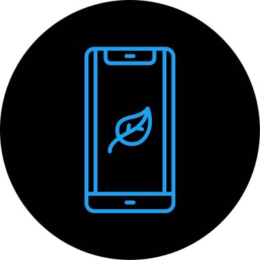 Vektör akıllı telefon simgesi illüstrasyonu