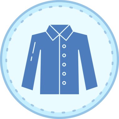 Gömlek. Web simgesi basit illüstrasyon