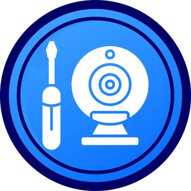 Eşsiz Teleskop Vektör Satır Simgesi