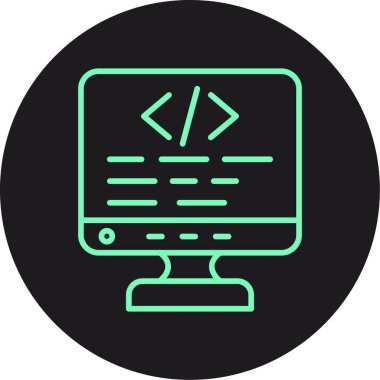 Web simgesi, vektör illüstrasyonu