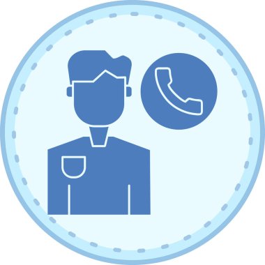 Çağrı merkezi. Web simgesi