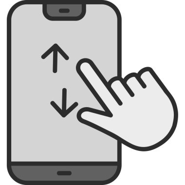 mobil simge vektör illüstrasyonu