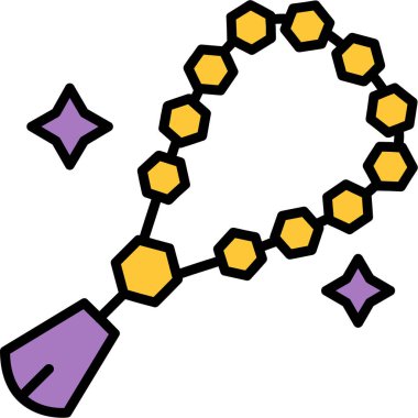 sihirli değnek kutsal kişilerin resmi, vektör çizim