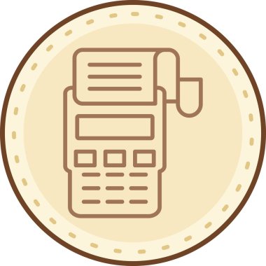 Telefonunuz var. Web simgesi basit illüstrasyon