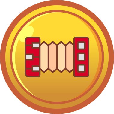 beyaz zemin üzerine altın sikke