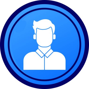 İnsan simgesinin vektör illüstrasyonu