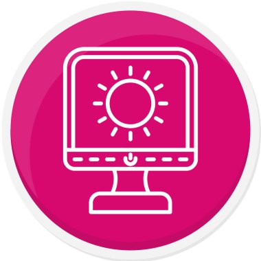 seo modern simgesinin vektör illüstrasyonu