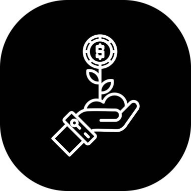 Simge, vektör illüstrasyonu basit tasarım yatır