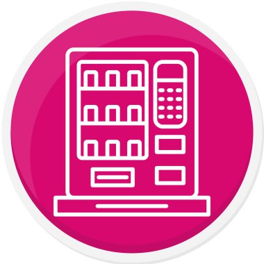 Cep telefonu. Web simgesi basit illüstrasyon