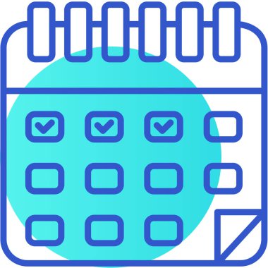 Kontrol listesi. Web simgesi basit illüstrasyon