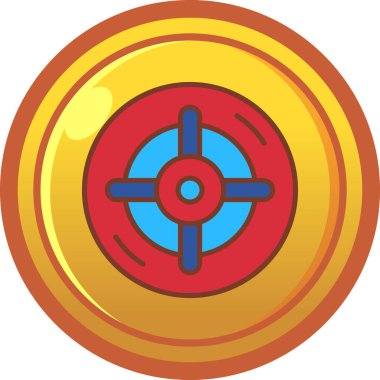 Vektör illüstrasyonu, simge ögesi arkaplanı