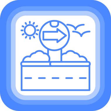 Bulut. Web simgesi basit illüstrasyon