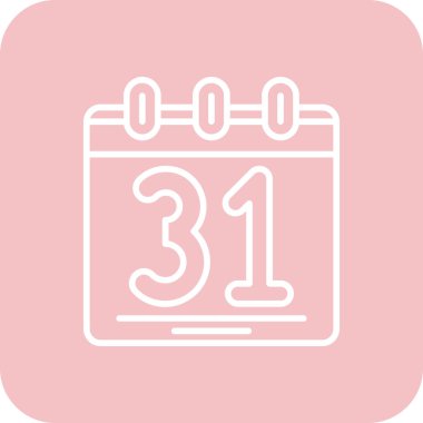 Takvim simge tasarlamak vektör