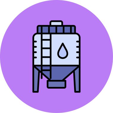 Su damlası. Web simgesi basit tasarım