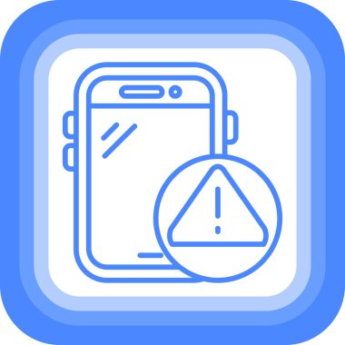 cep telefonu simgesi, basit illüstrasyon