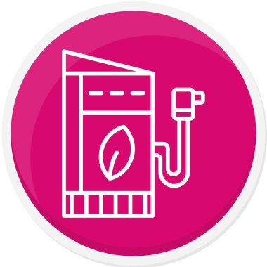 Yakıt pompası ikon vektör çizimi