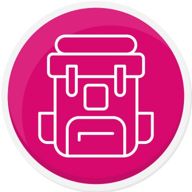 okul simgesi, illüstrasyon, vektör işareti