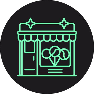 vektör mağaza simgesi çizimi