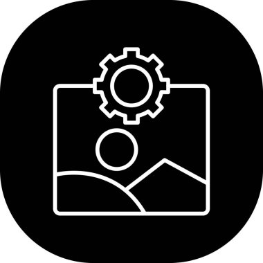 seo modern simgesinin vektör illüstrasyonu