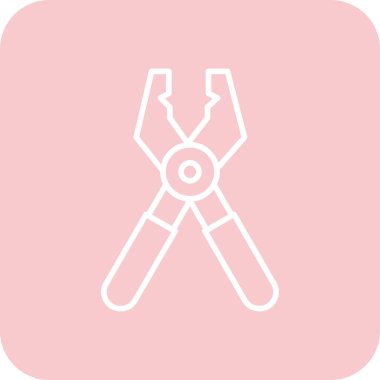 Kerpeten simgesi, vektör illüstrasyonu basit tasarım