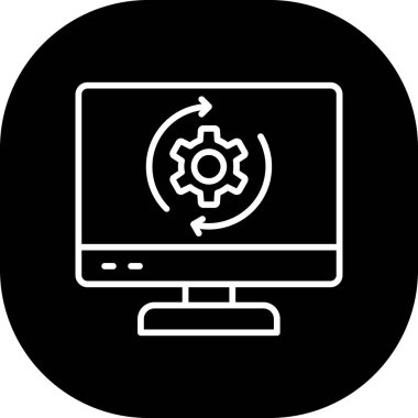 trend düz biçimli vektör seo simgesi izole edildi.