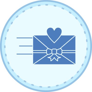 Kalp. Web simgesi basit illüstrasyon