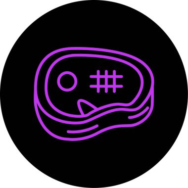 Bir oyun simgesinin vektör illüstrasyonu