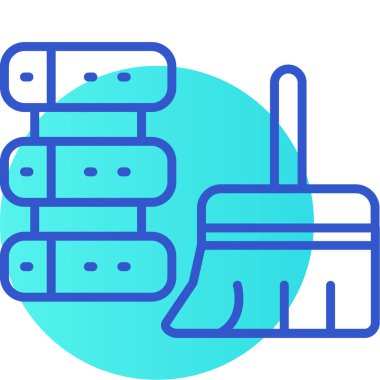 Bir b eksikliği simgesinin vektör çizimi