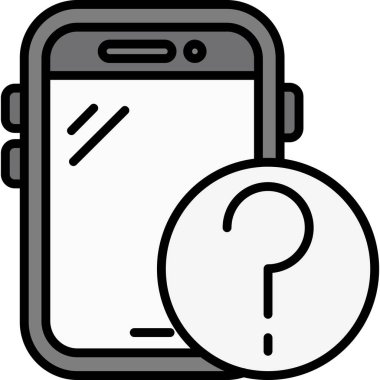 Mobil sohbet kutsal kişilerin resmi, vektör çizim