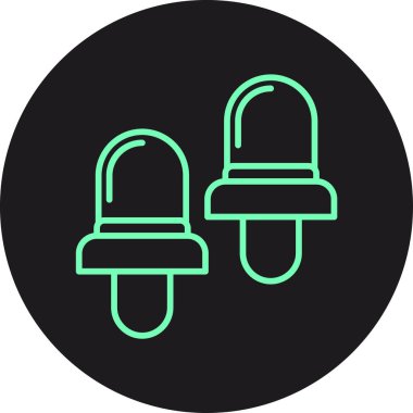 vektör şapka ico, vektör illüstrasyon