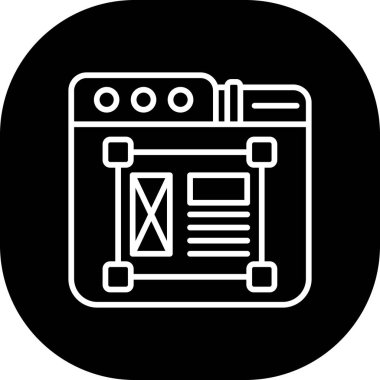 seo modern simgesinin vektör illüstrasyonu