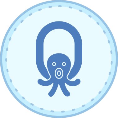 Balık. Web simgesi basit tasarım